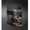 Rosseto Serving Solutions Mosaic Narrow Three Drawer Black Matte Bakery Case, 1 EA BD143 - alternate 1